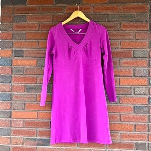 Purple long sleeve size L Athleta dress
